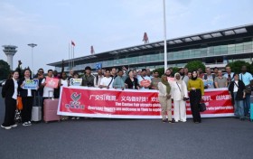 专机落地，全球客商广交会直奔义乌！